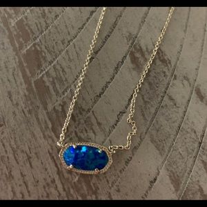 Kendra Scott Kyocera Opal Elise Necklace.  EUC